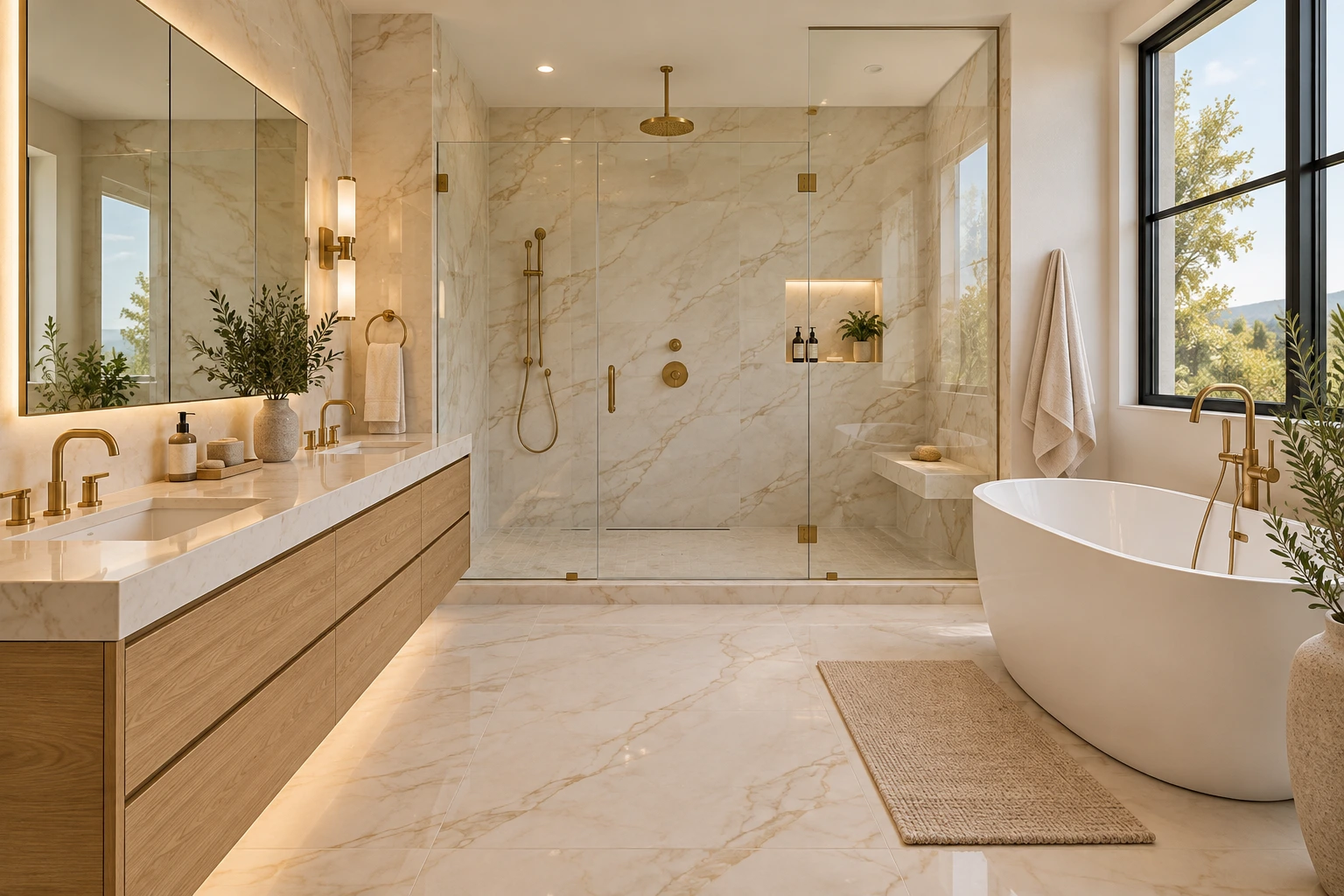 Bathroom remodeling service image from Scruffy City Construction’s existing website